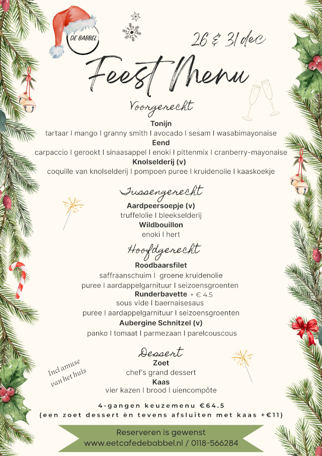 Feestmenu '26